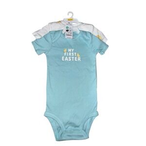Carters My First Easter Short Sleeve Bodysuit 2 Pack 12 Months Baby 12M